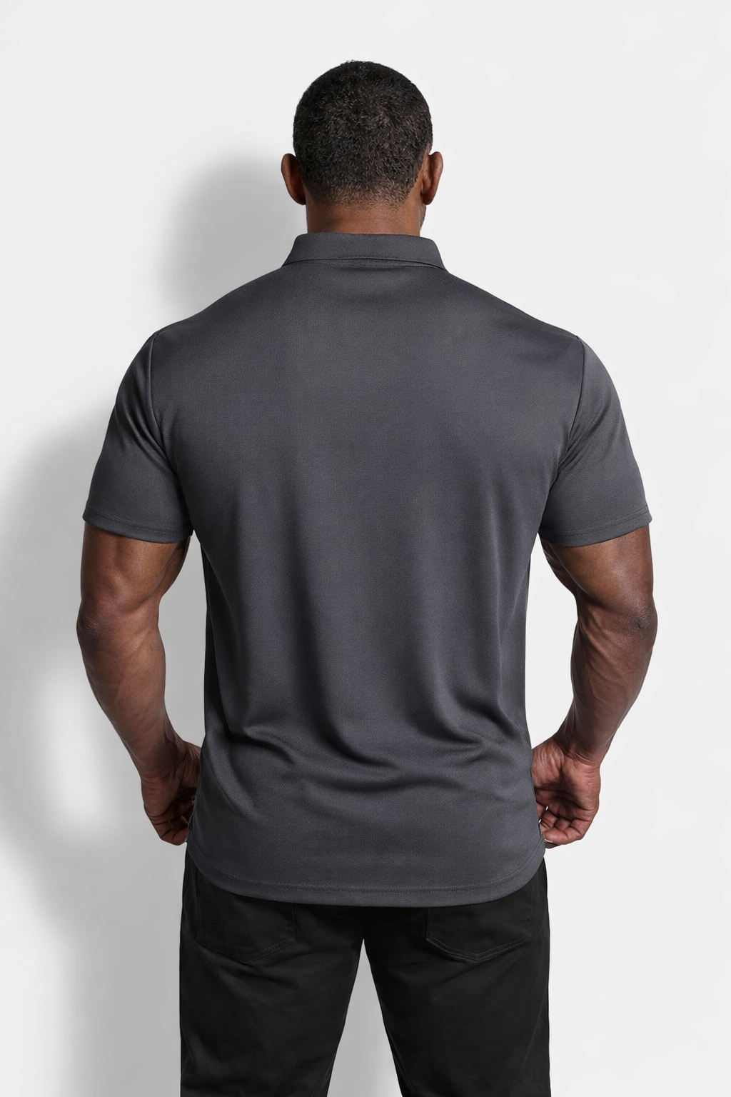 Polo de secado rápido Jed North - Gris oscuro