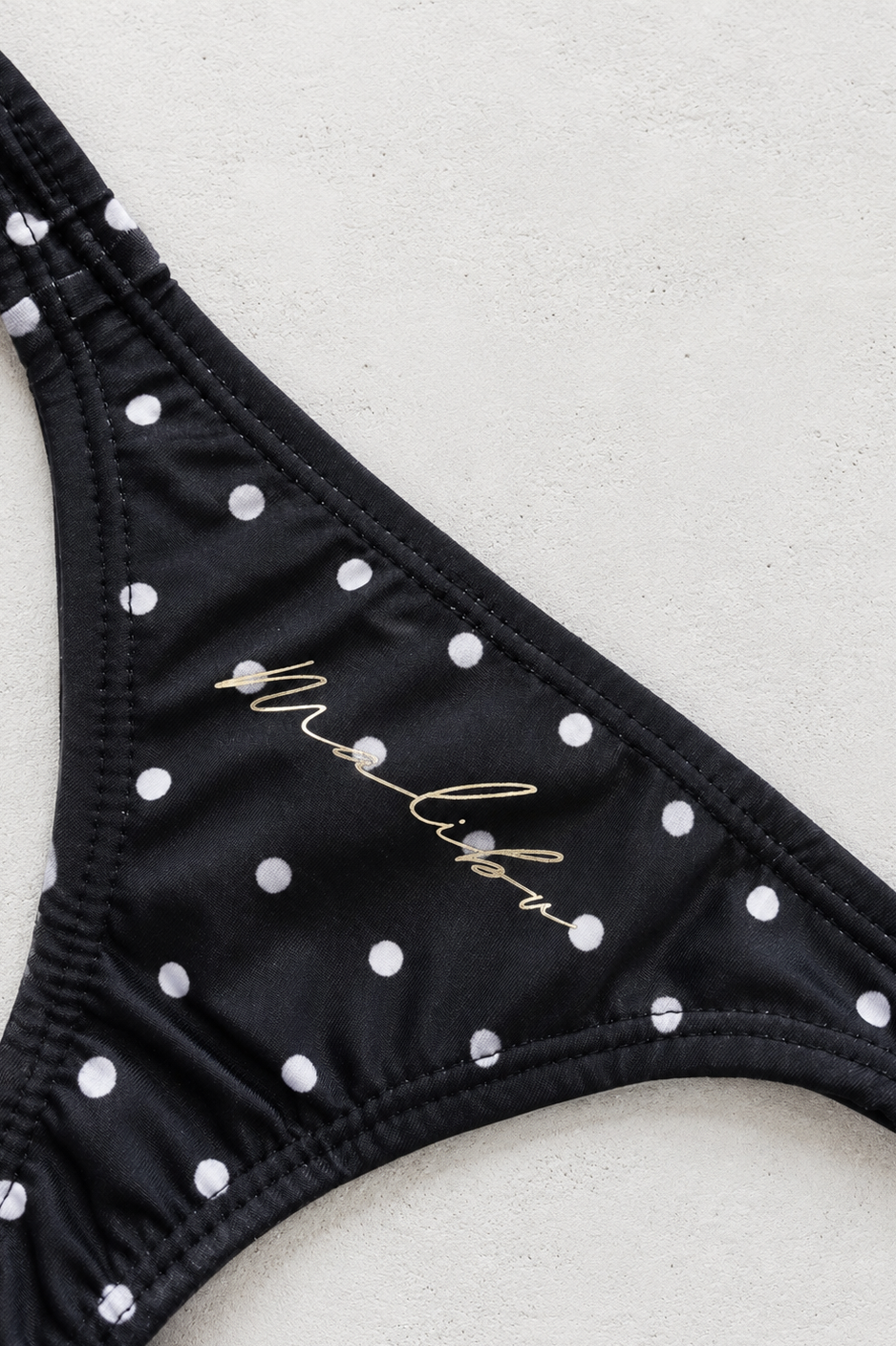 JJ Malibu Men's Cheeky Classic G-String Thong - Polka Dots