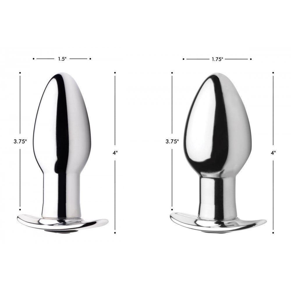 Tapón anal recargable Chrome Blast 7X con control remoto