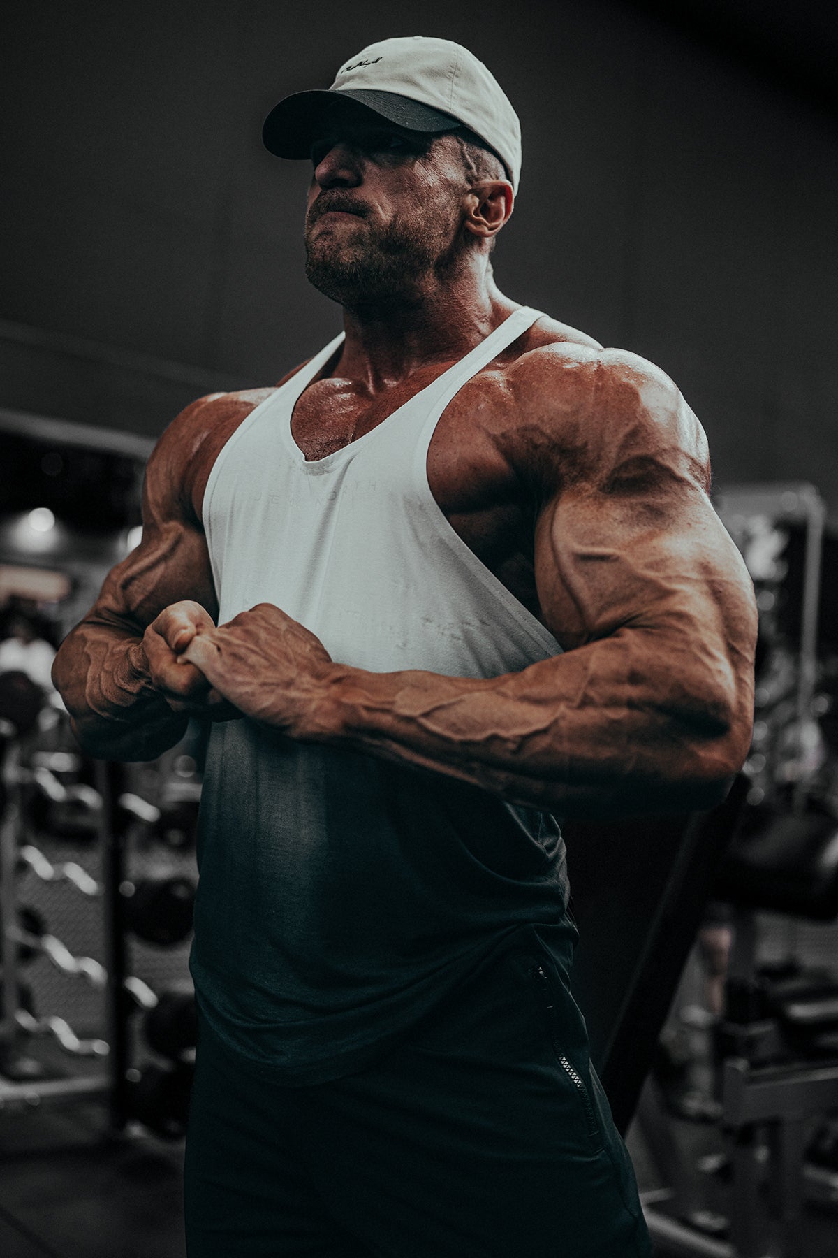 Classic Bodybuilding Racerback Stringer - Black Ombre - DealByEthan.gay loves Jed North