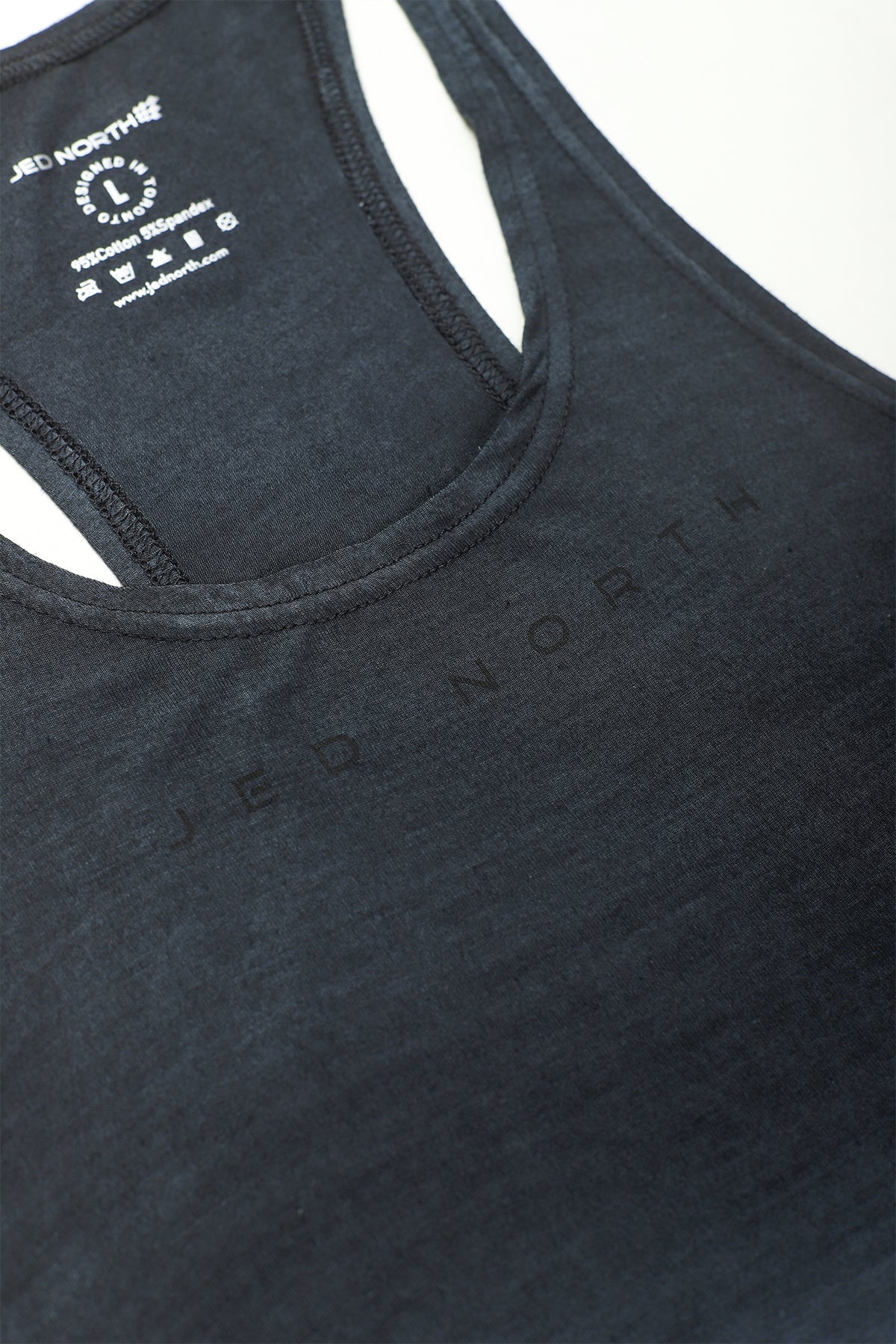 Classic Bodybuilding Racerback Stringer - Gray Ombre - DealByEthan.gay loves Jed North