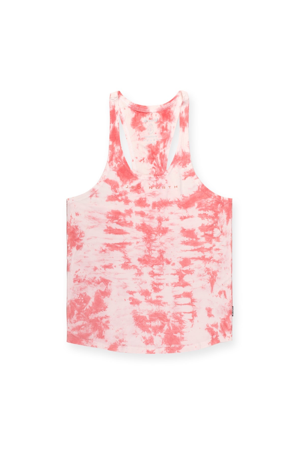 Classic Bodybuilding Racerback Stringer - Red Tie Dye - DealByEthan.gay loves Jed North