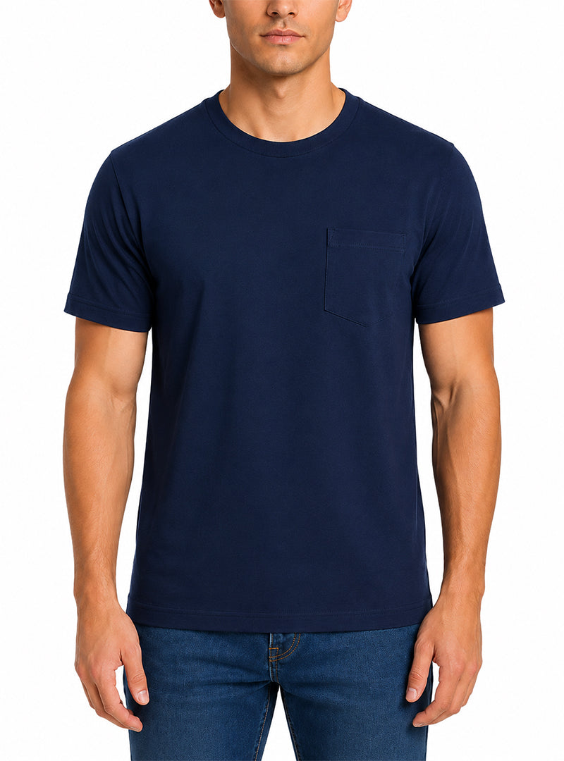 Players Big & Tall Man's Classic Fit Crew Neck Pocket T-Shirt