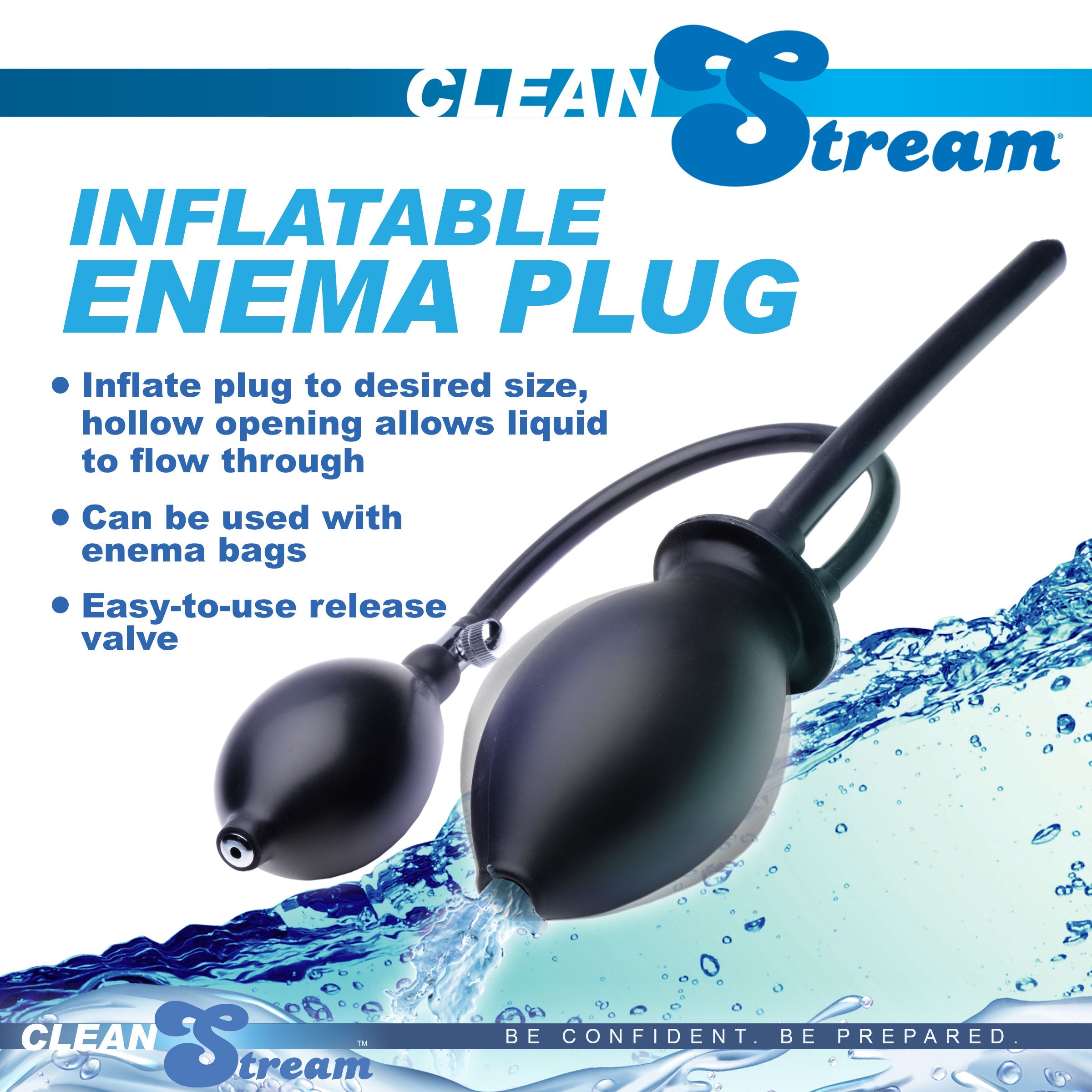 Tapón de enema inflable CleanStream 