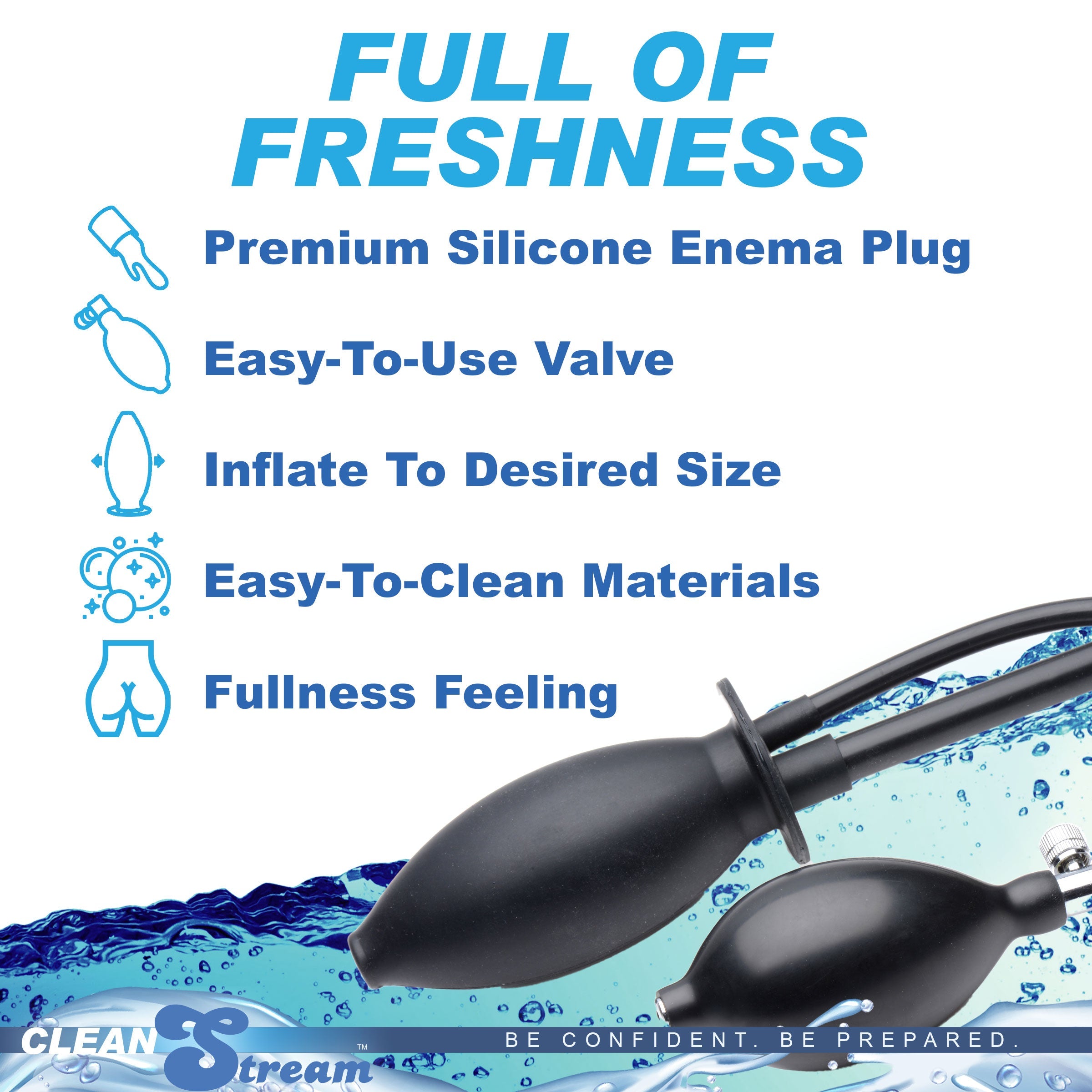 Tapón de enema inflable CleanStream 