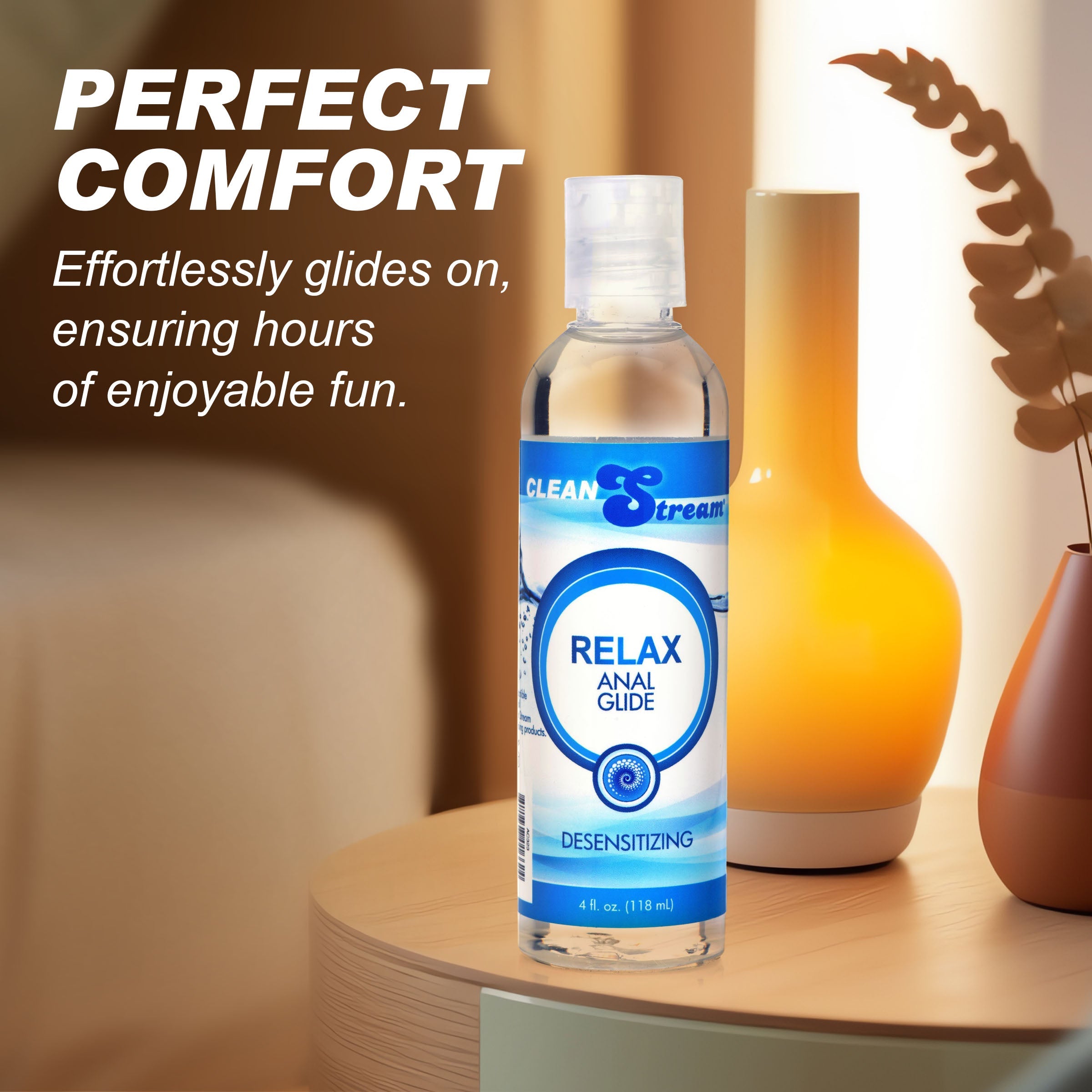 CleanStream Relax - Lubricante ligeramente desensibilizante