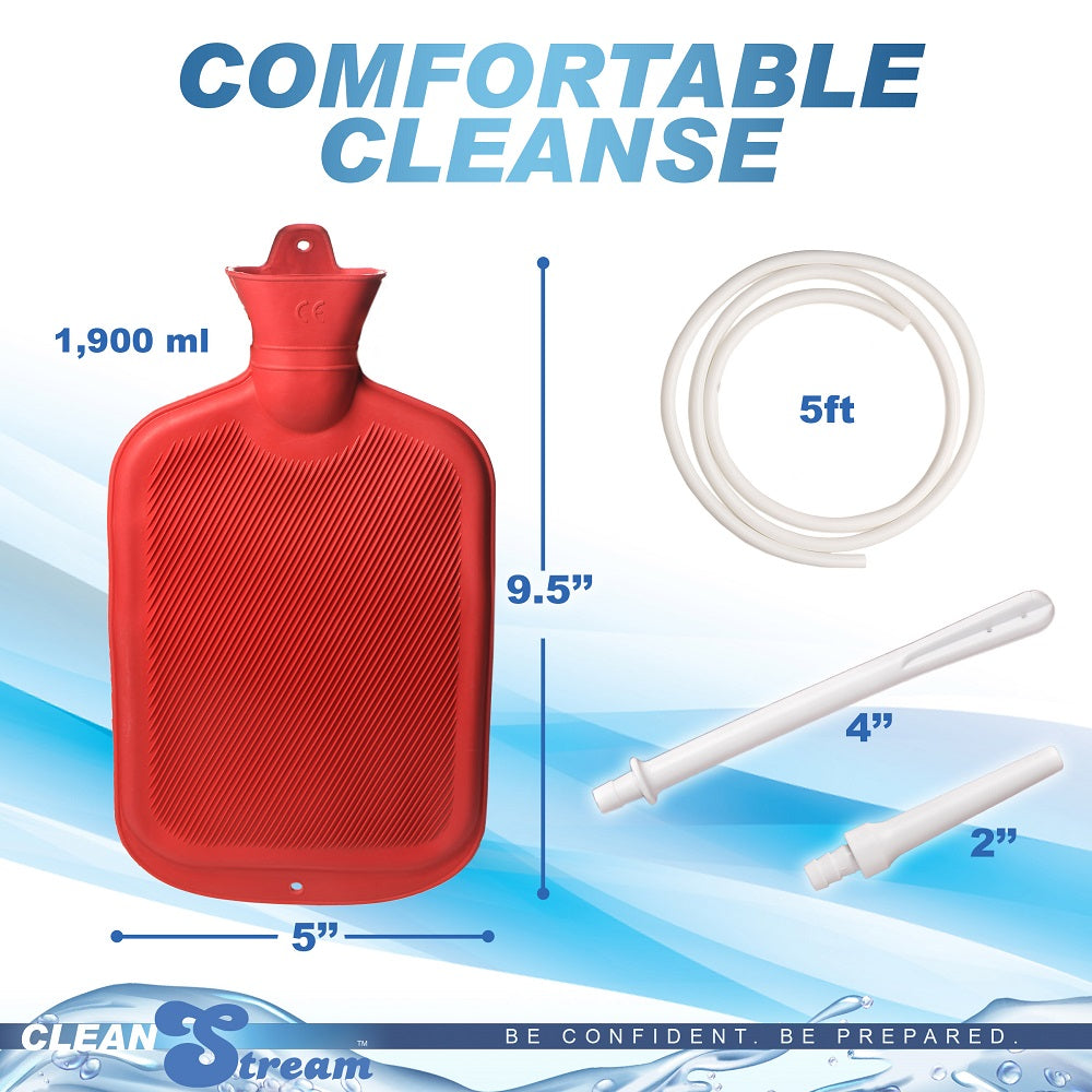 Kit de enema para botella de agua CleanStream 