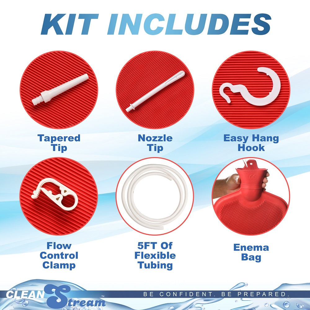 Kit de enema para botella de agua CleanStream 