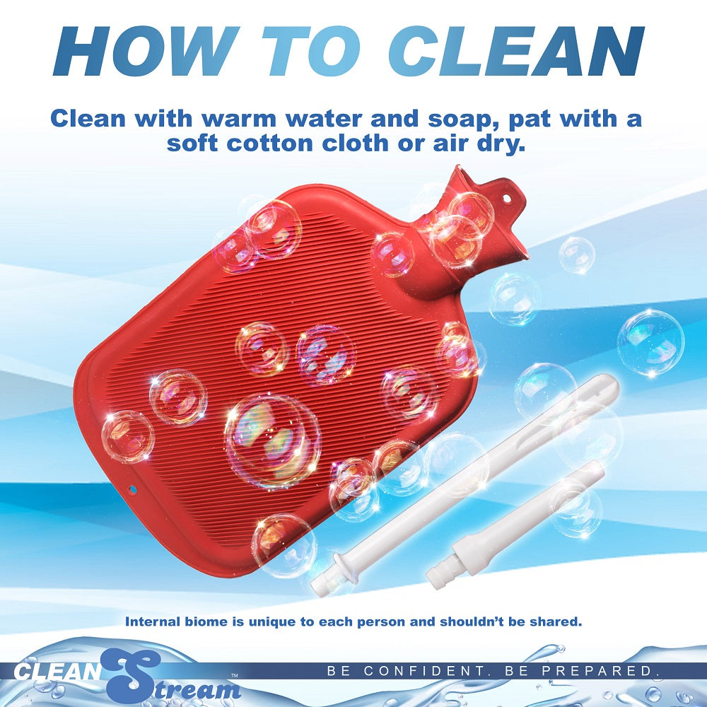 Kit de enema para botella de agua CleanStream 
