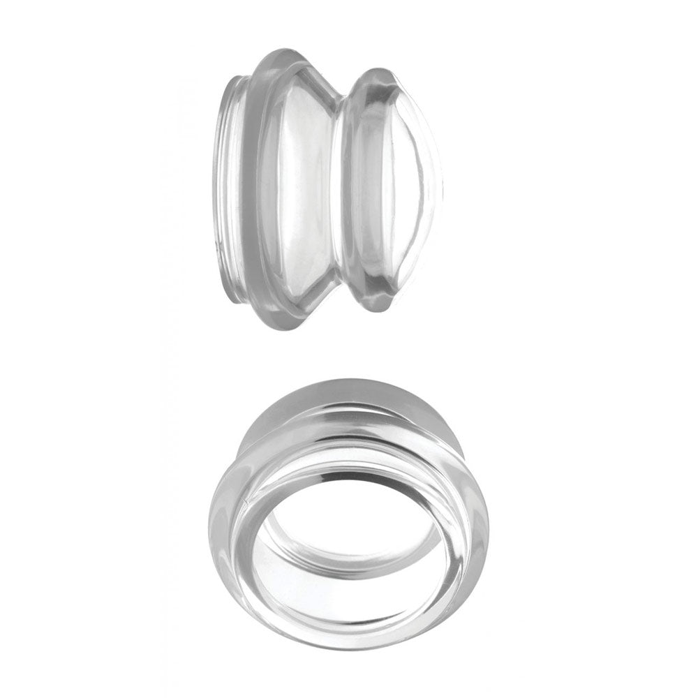 Émbolos transparentes Succionadores de pezones de silicona transparente