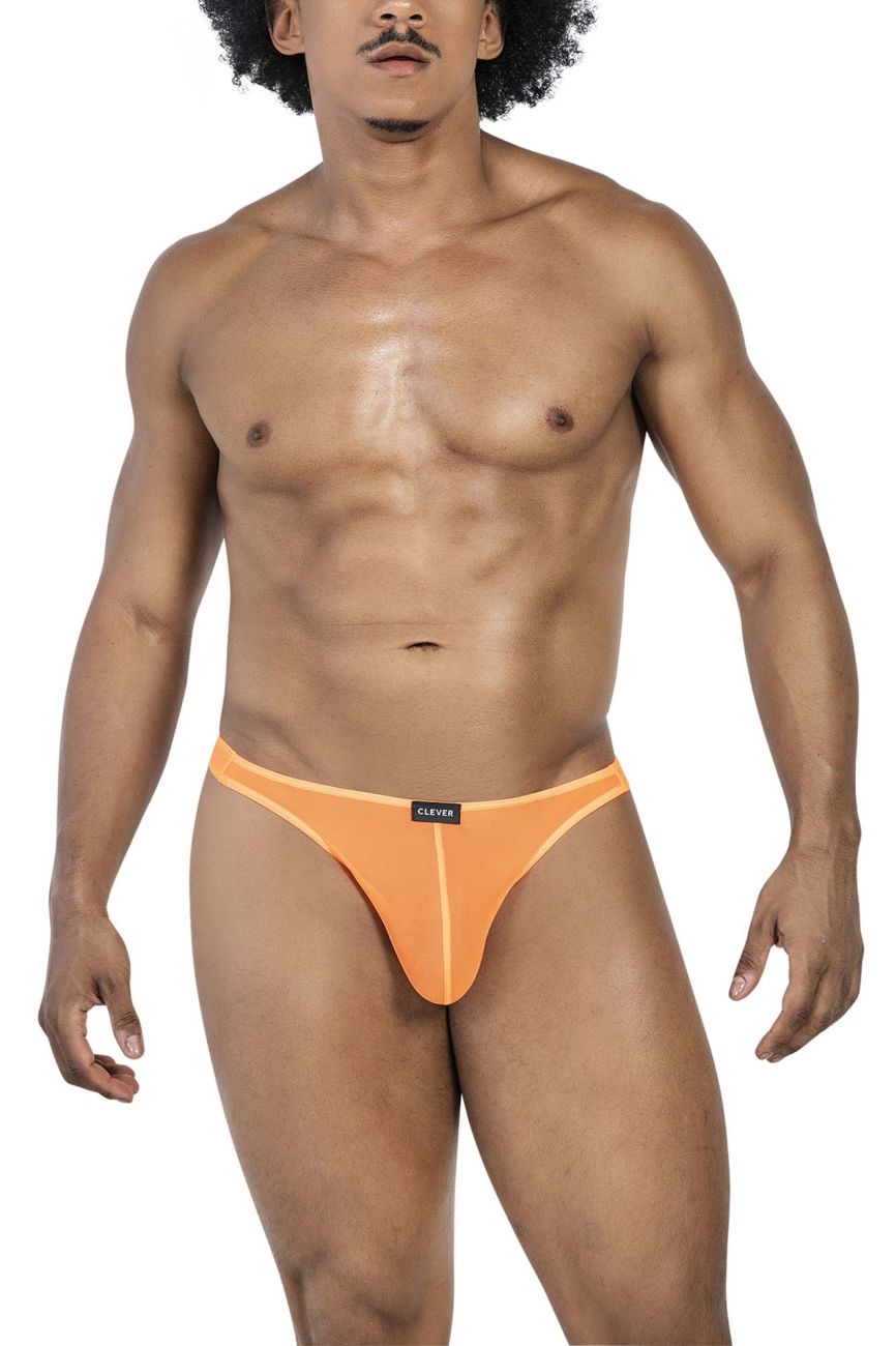 Tangas latinas australianas Clever 100008 (paquete de 3) en negro, naranja y negro