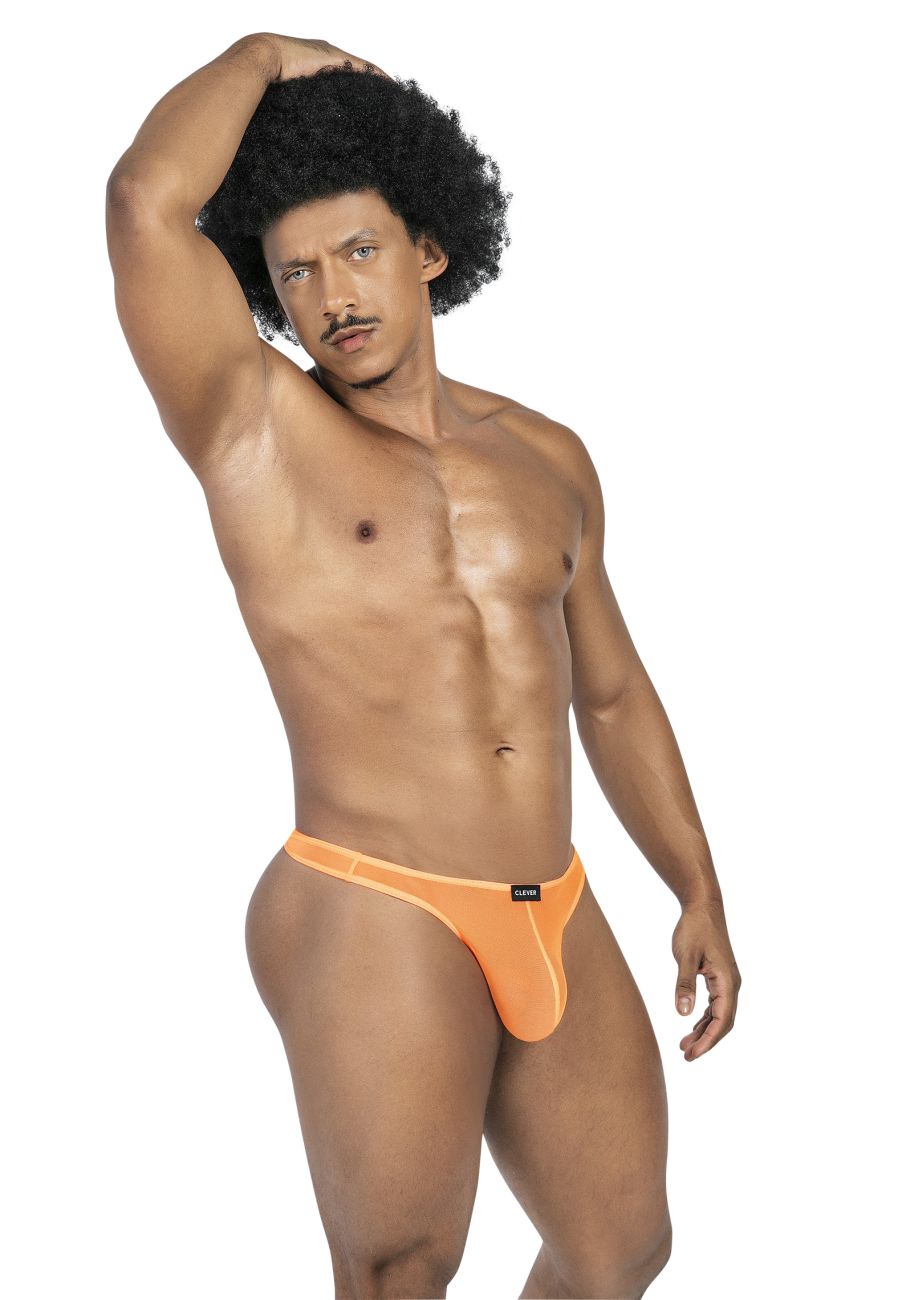 Tangas latinas australianas Clever 100008 (paquete de 3) en negro, naranja y negro