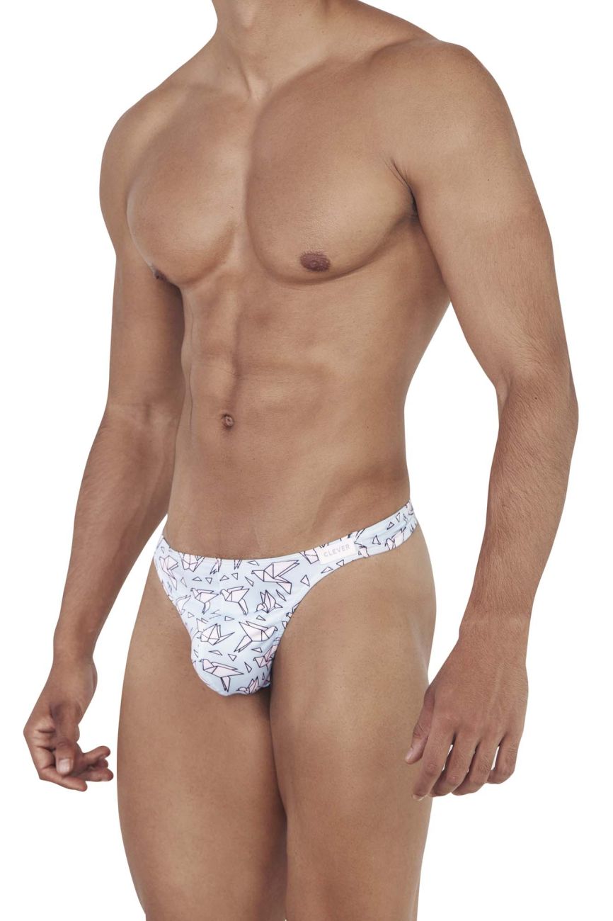 Clever 1460 Figure Thongs Color Blue - DealByEthan.gay loves Clever