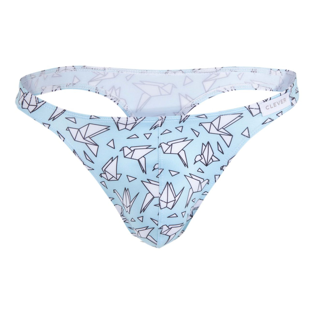 Clever 1460 Figure Thongs Color Blue - DealByEthan.gay loves Clever