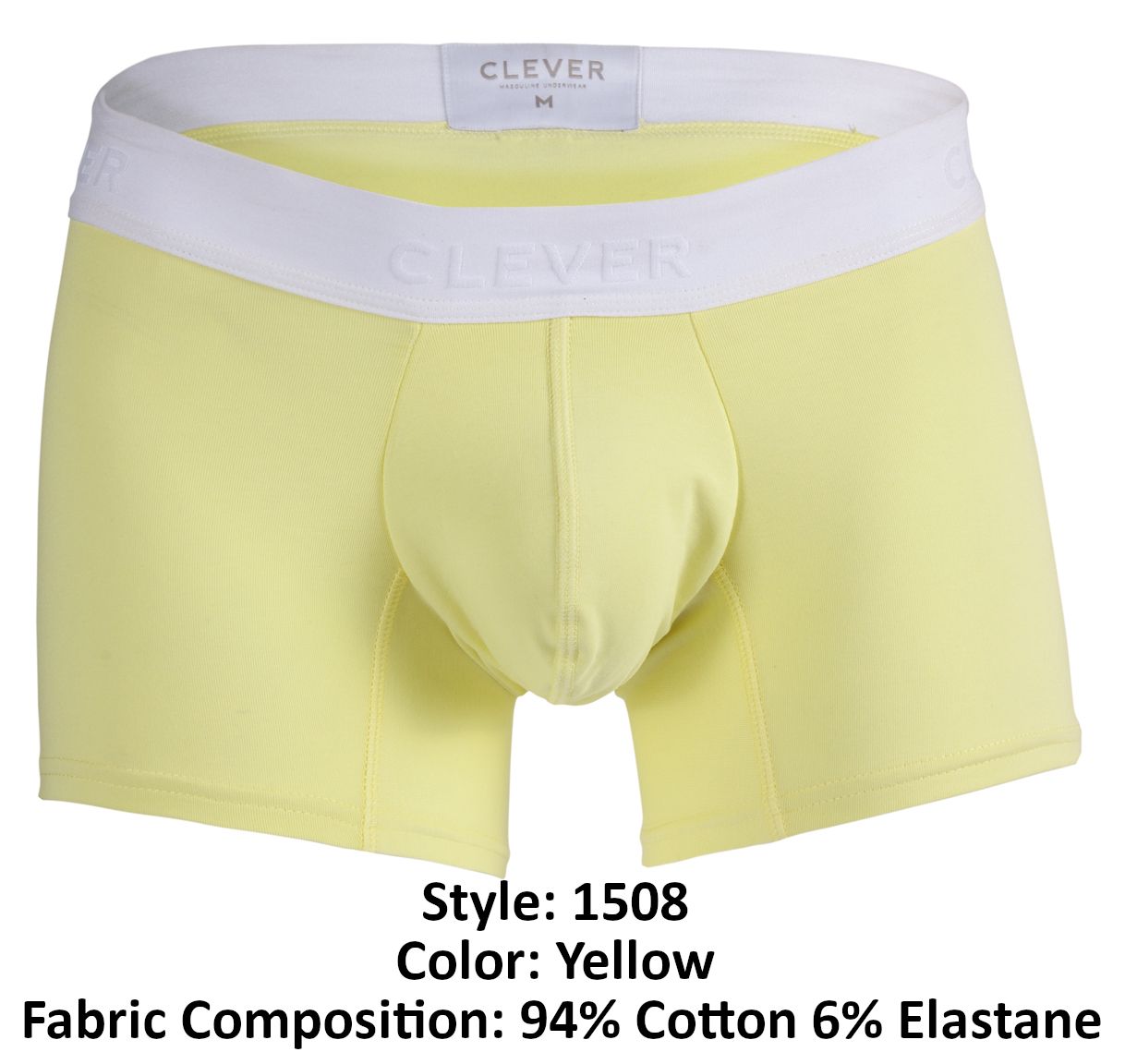 Clever 1508 Tethis Trunks Color Yellow - DealByEthan.gay loves Clever
