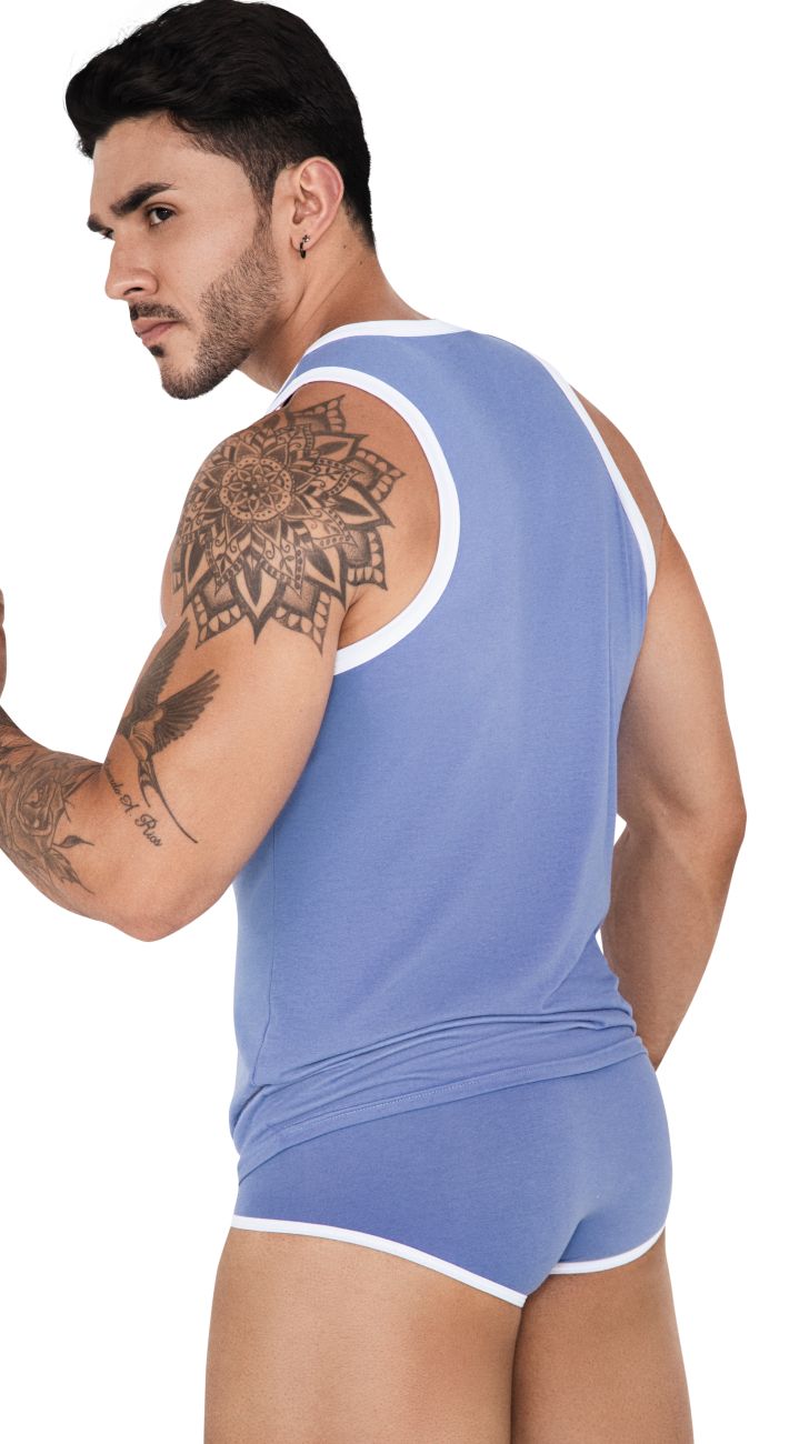 Clever 1510 Tethis Tank Top Color Blue - DealByEthan.gay loves Clever