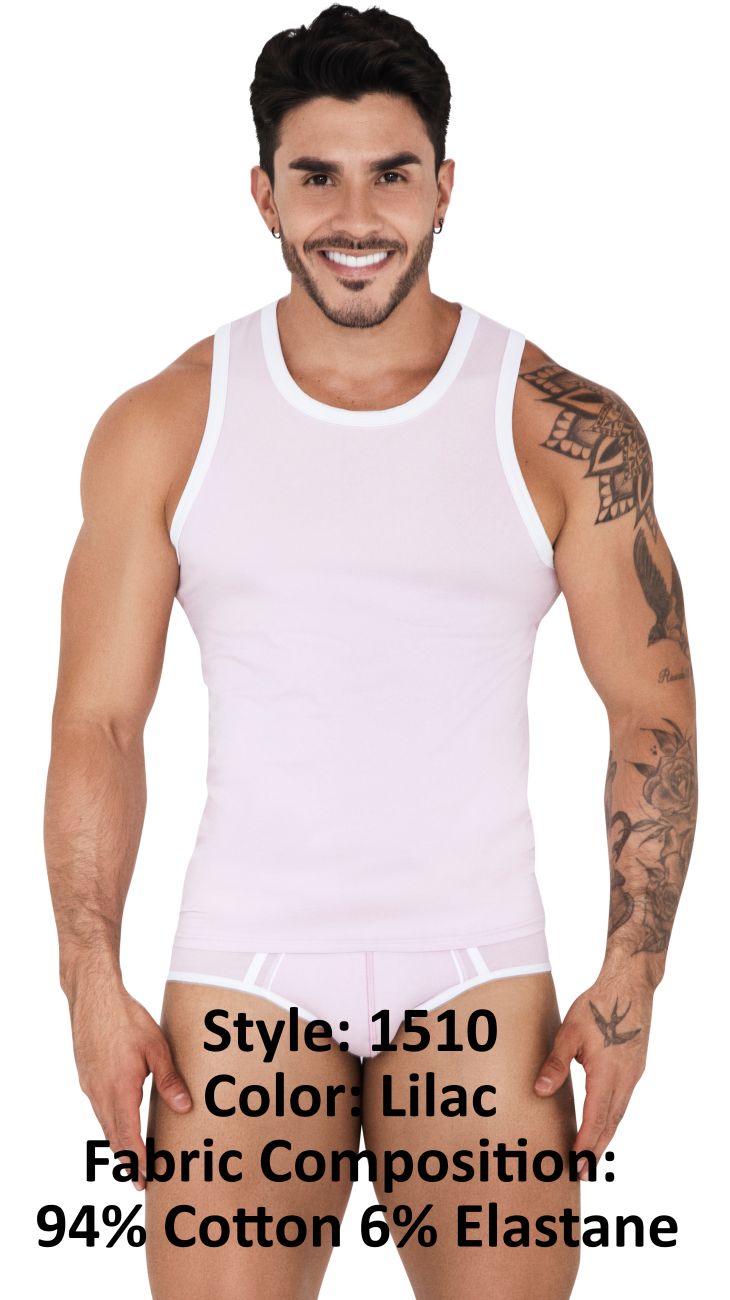 Clever 1510 Tethis Tank Top Color Lilac - DealByEthan.gay loves Clever