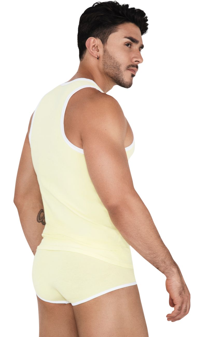 Clever 1510 Tethis Tank Top Color Yellow - DealByEthan.gay loves Clever