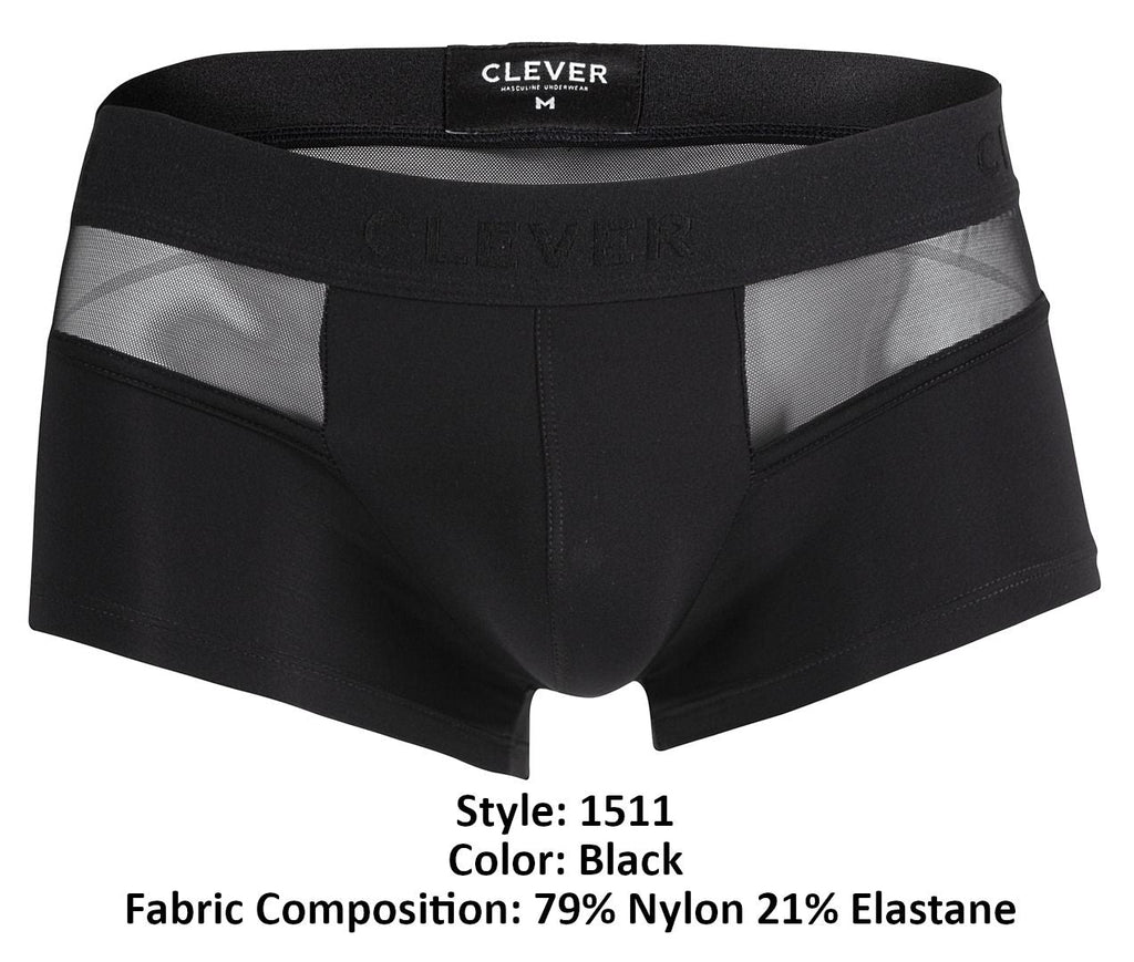 Clever 1511 Caspian Trunks Color Black - DealByEthan.gay loves Clever