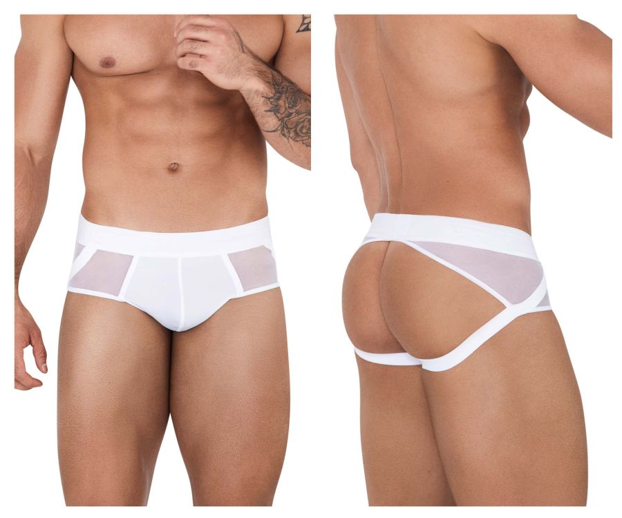 Clever 1513 Caspian Jockstrap Color White - DealByEthan.gay loves Clever