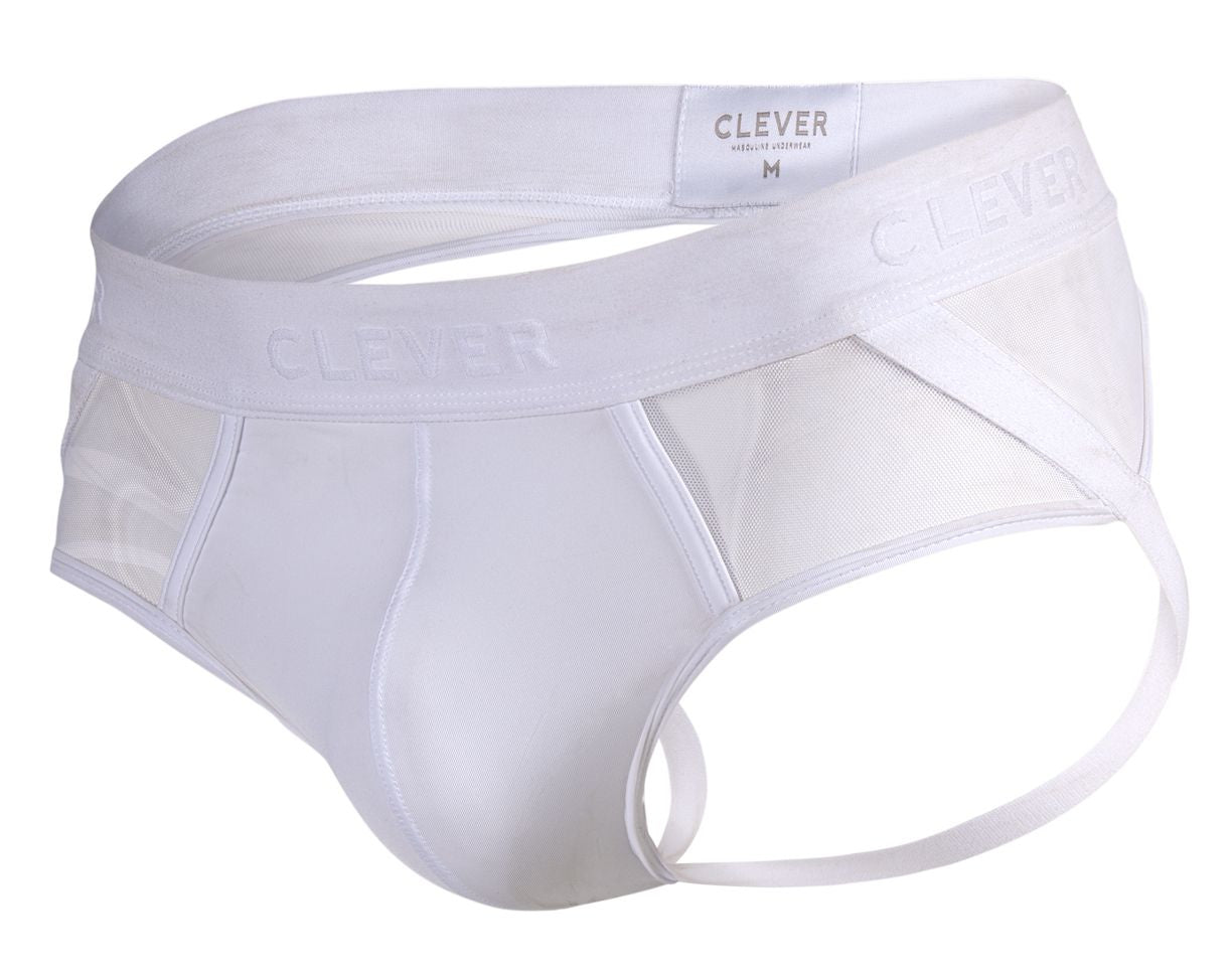 Clever 1513 Caspian Jockstrap Color White - DealByEthan.gay loves Clever