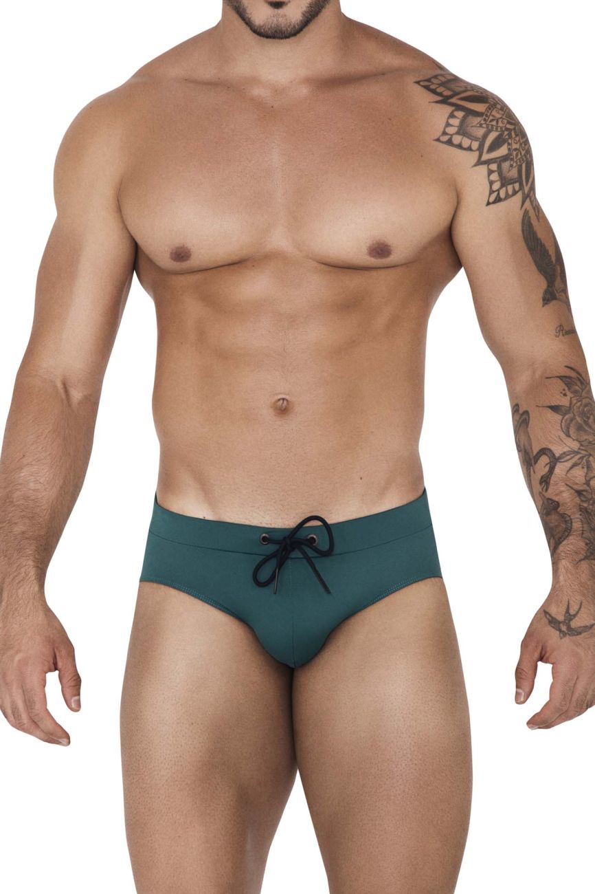 Clever 1514 Acqua Swim Briefs Color Green - DealByEthan.gay loves Clever