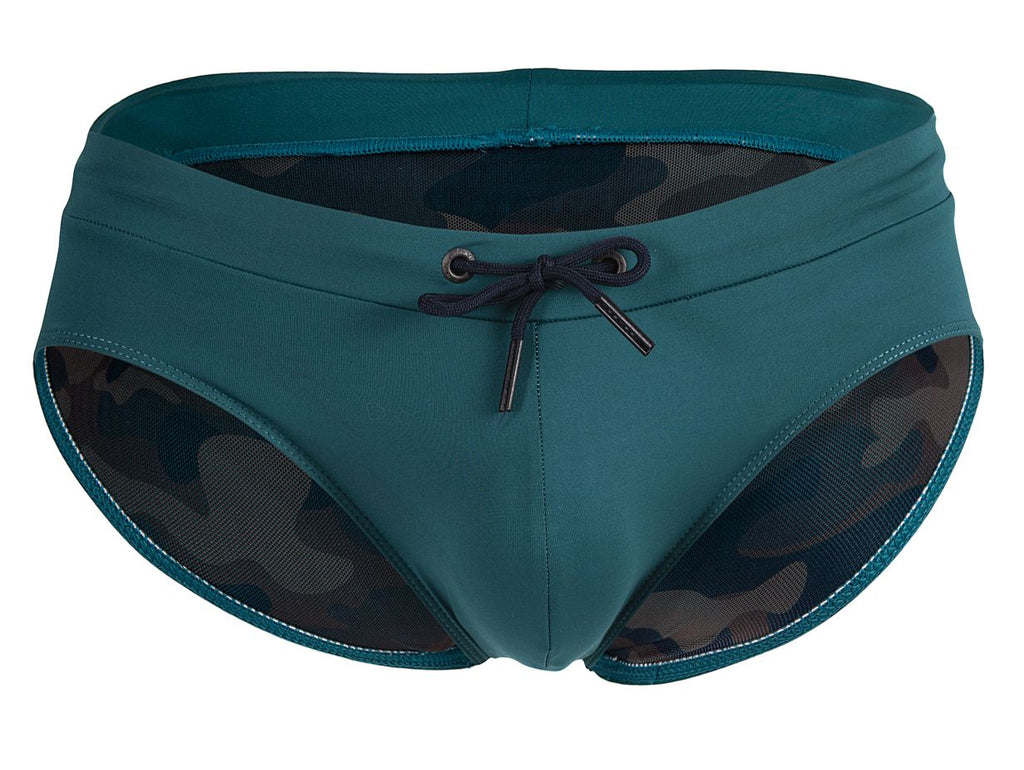 Clever 1514 Acqua Swim Briefs Color Green - DealByEthan.gay loves Clever