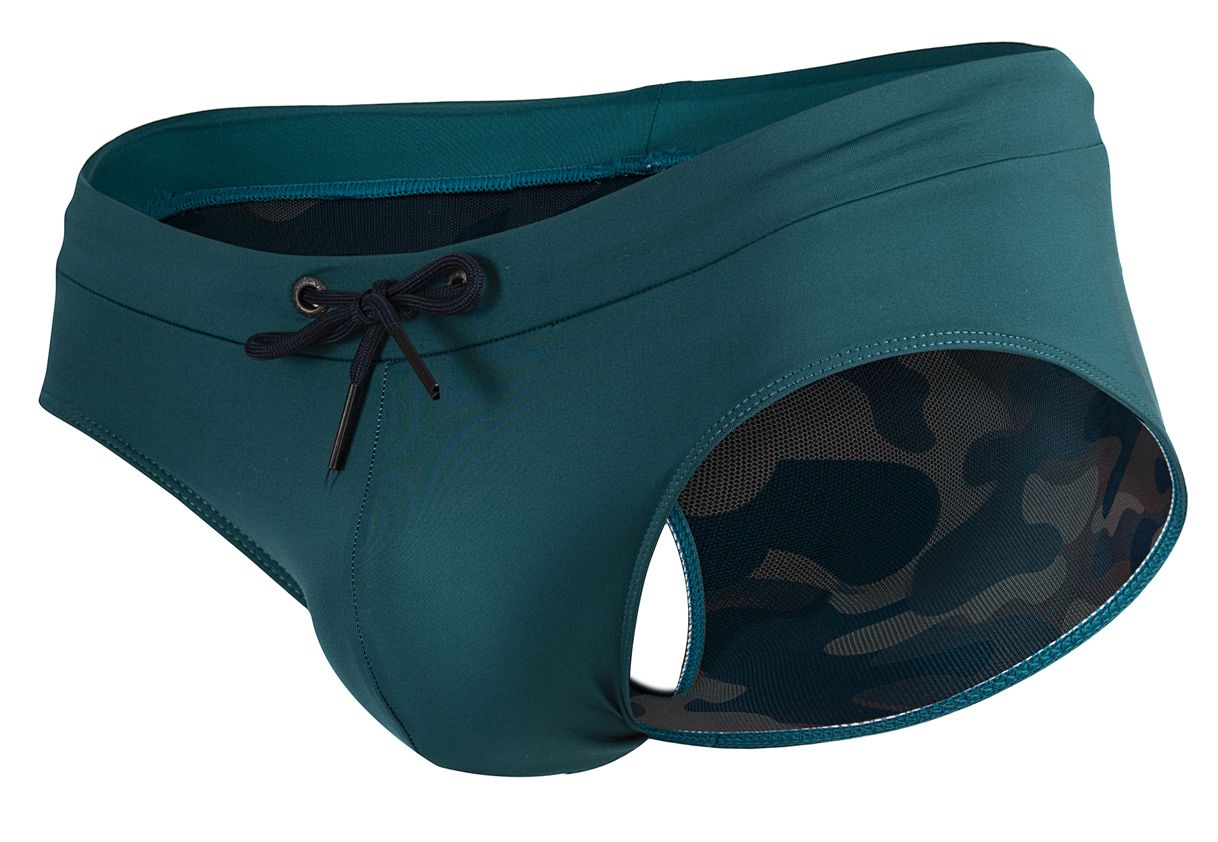 Clever 1514 Acqua Swim Briefs Color Green - DealByEthan.gay loves Clever