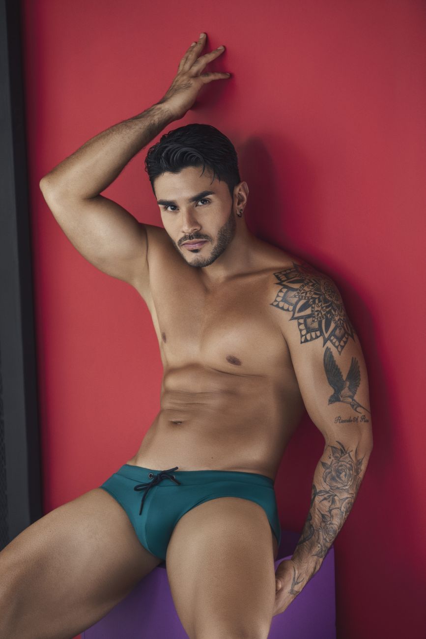 Clever 1514 Acqua Swim Briefs Color Green - DealByEthan.gay loves Clever