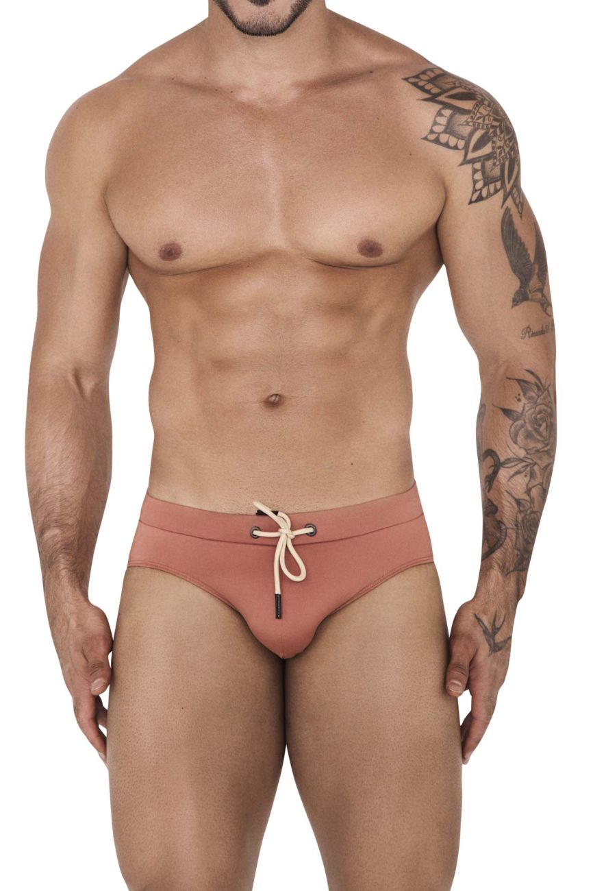 Clever 1514 Acqua Swim Briefs Color Ochre - DealByEthan.gay loves Clever