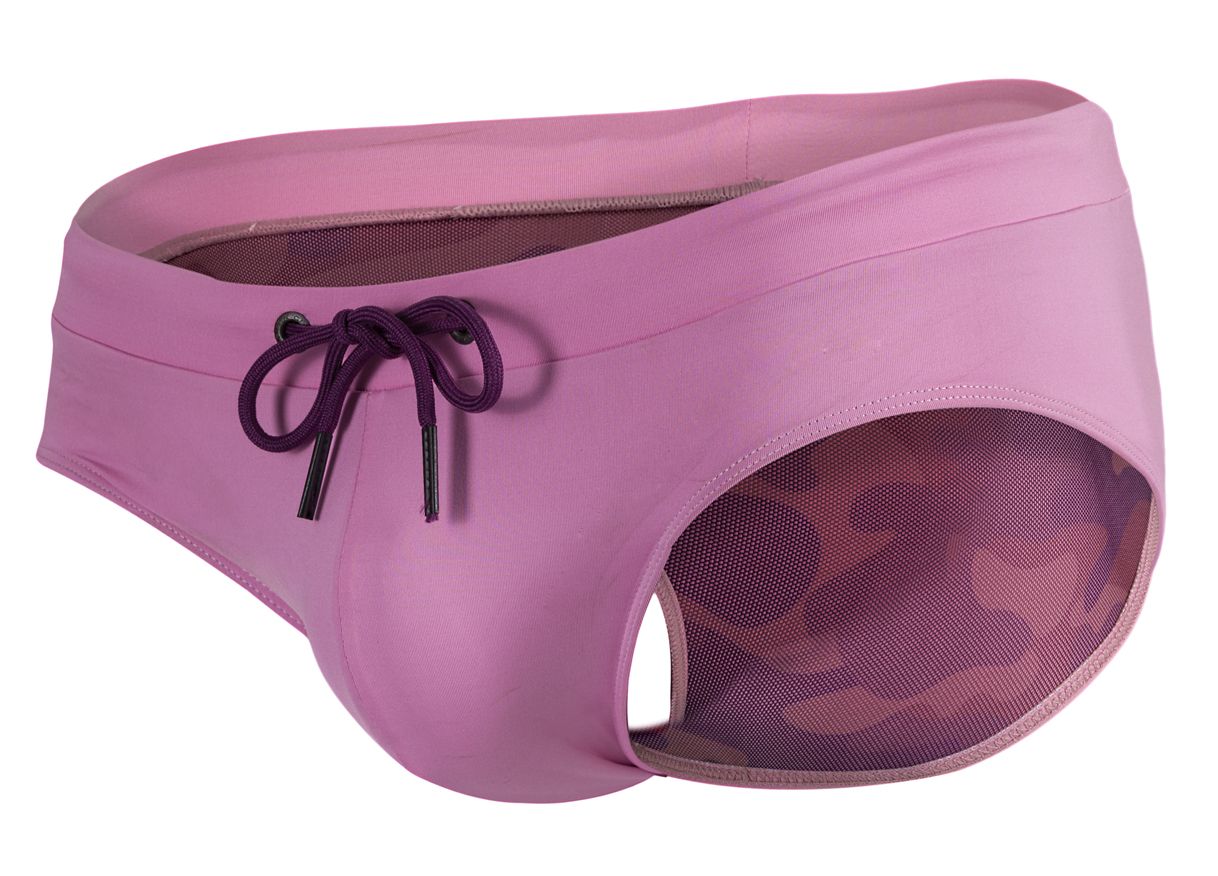 Clever 1514 Acqua Swim Briefs Color Pink - DealByEthan.gay loves Clever