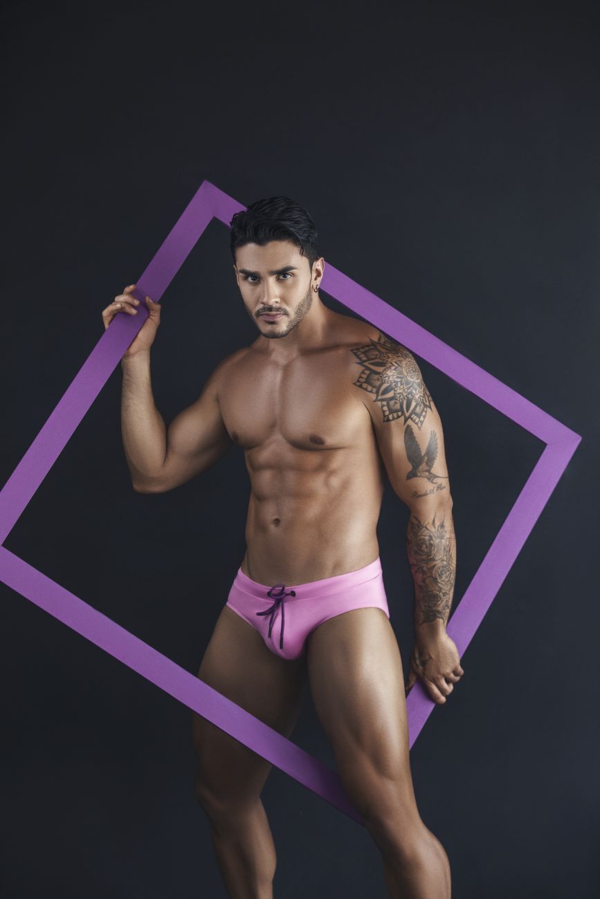 Clever 1514 Acqua Swim Briefs Color Pink - DealByEthan.gay loves Clever