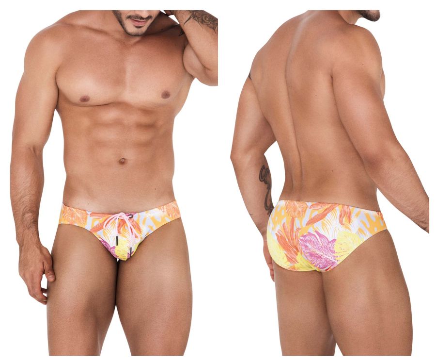 Clever 1519 Persian Swim Briefs Color Yellow - DealByEthan.gay loves Clever