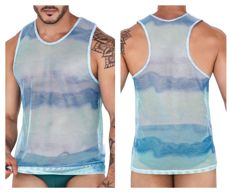 Clever 1521 Adriatic Tank Top Color Blue - DealByEthan.gay loves Clever