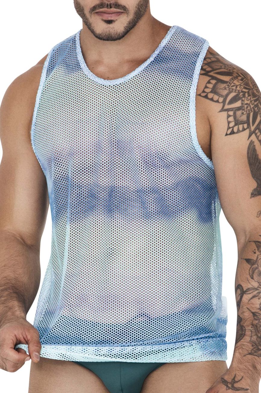 Clever 1521 Adriatic Tank Top Color Blue - DealByEthan.gay loves Clever