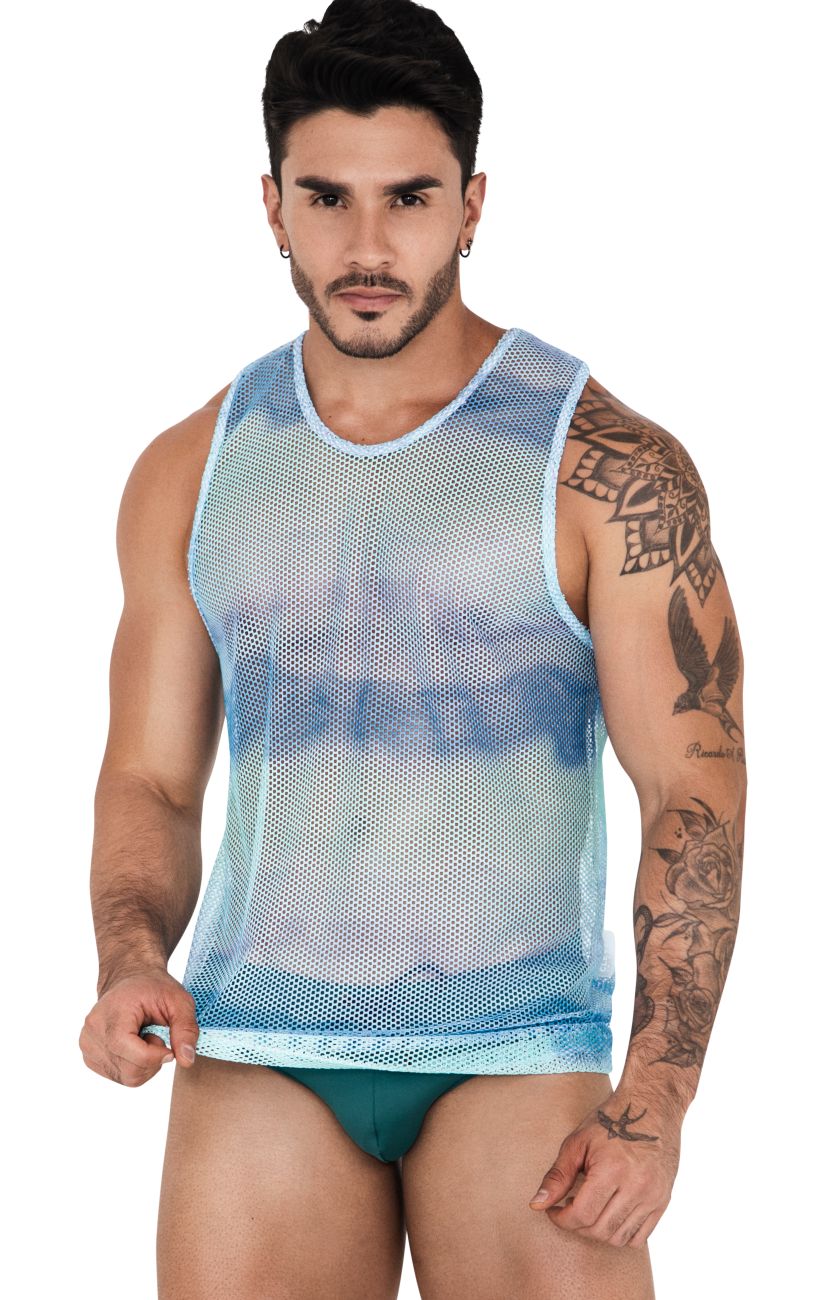Clever 1521 Adriatic Tank Top Color Blue - DealByEthan.gay loves Clever