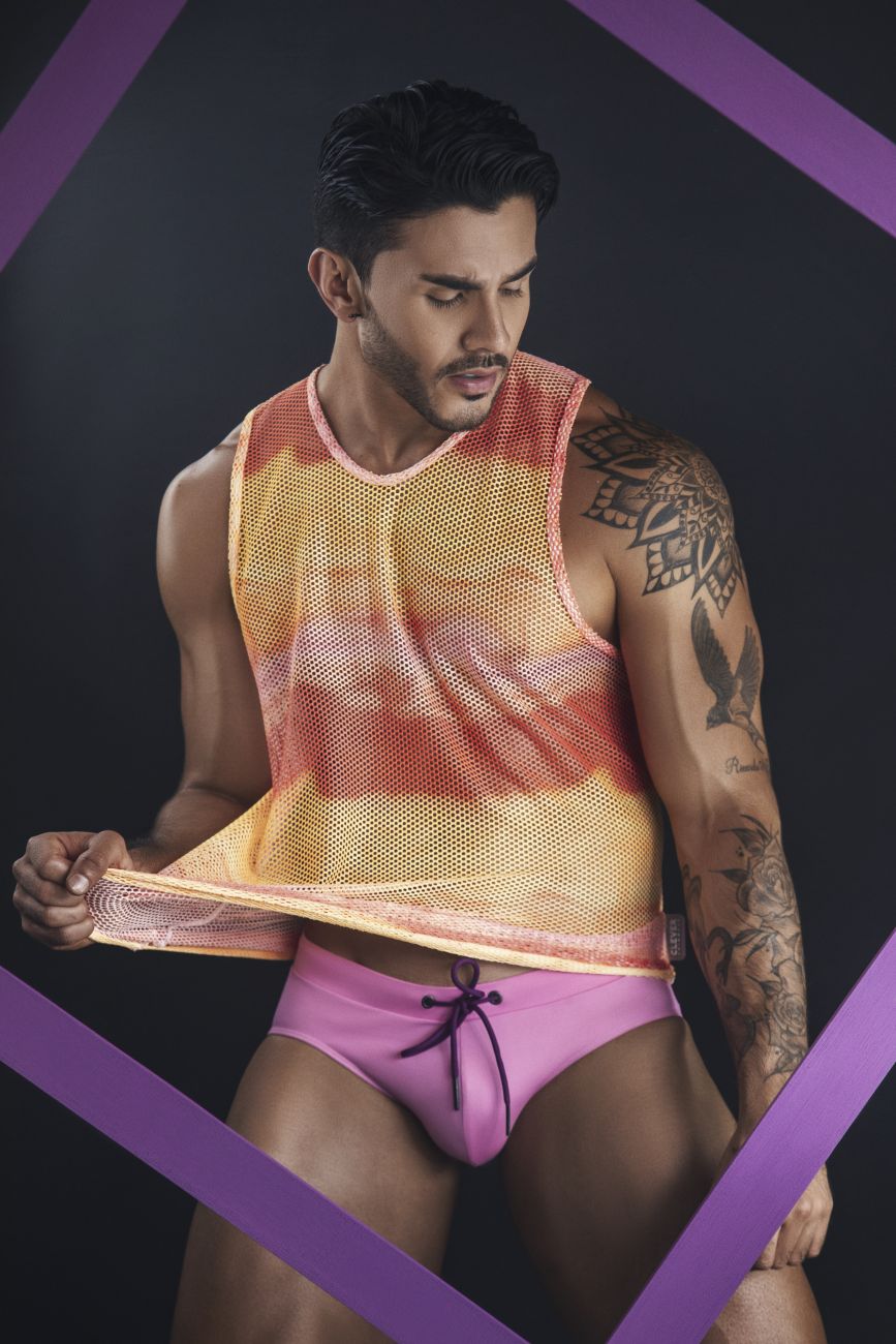 Clever 1521 Adriatic Tank Top Color Yellow - DealByEthan.gay loves Clever
