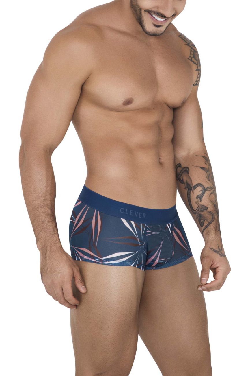 Clever 1524 Continental Trunks Color Petrol Blue - DealByEthan.gay loves Clever