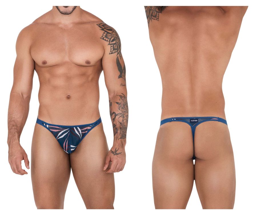 Clever 1526 Continental Thongs Color Petrol Blue - DealByEthan.gay loves Clever