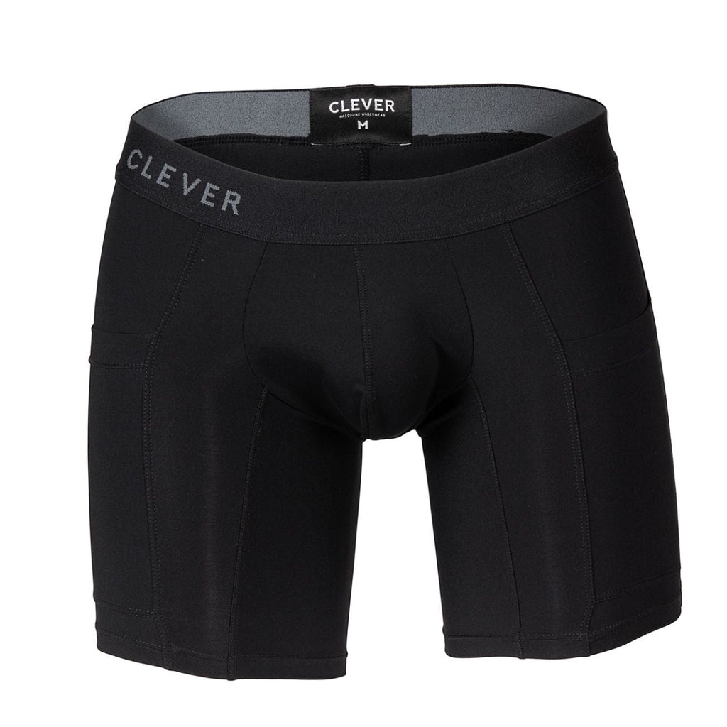 Clever 1528 Arctic Boxer Briefs Color Black - DealByEthan.gay loves Clever