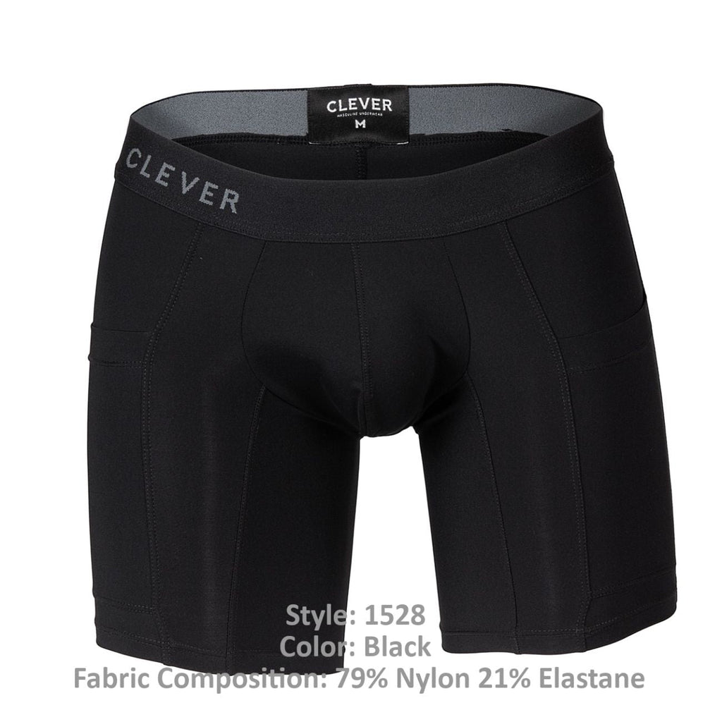 Clever 1528 Arctic Boxer Briefs Color Black - DealByEthan.gay loves Clever
