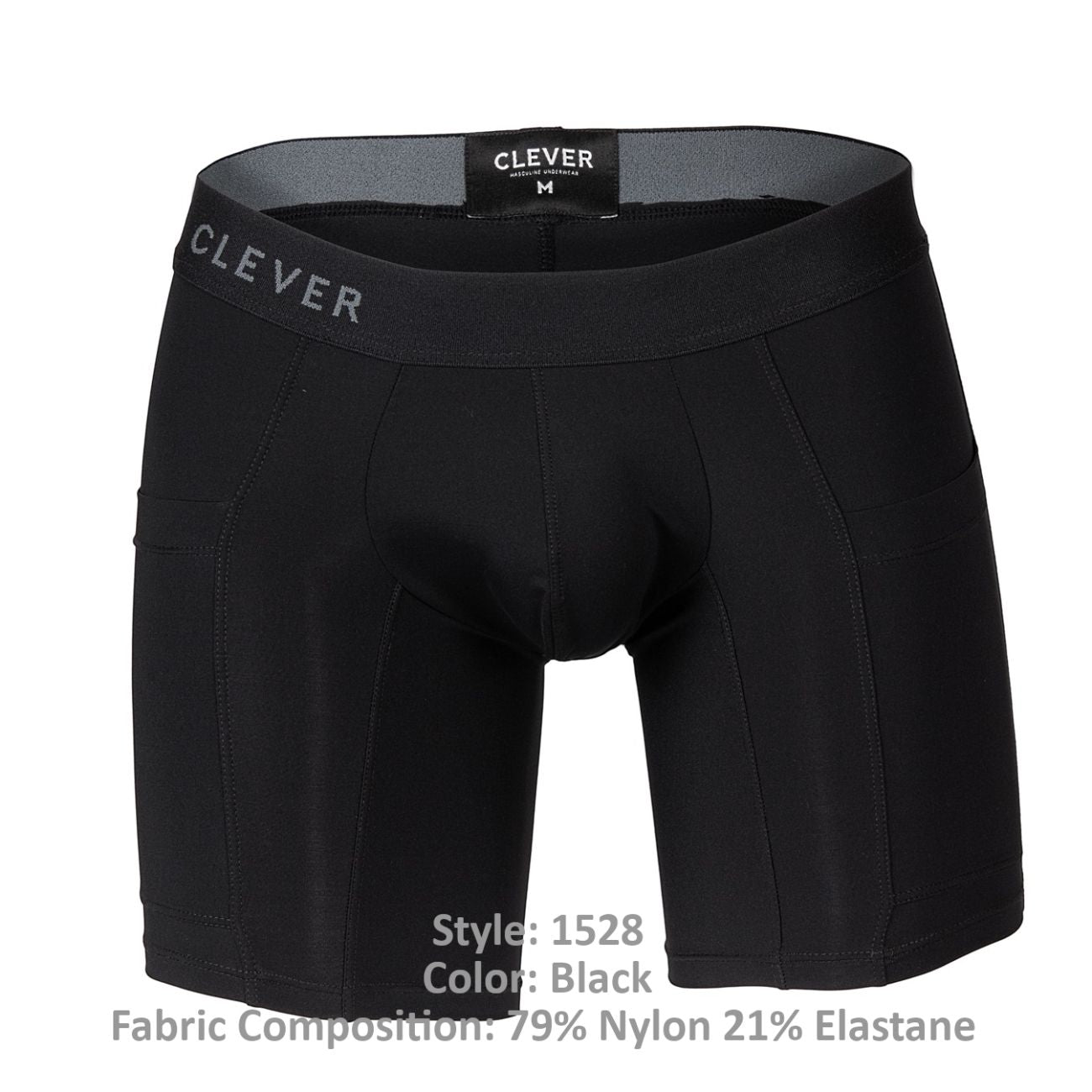 Clever 1528 Arctic Boxer Briefs Color Black - DealByEthan.gay loves Clever