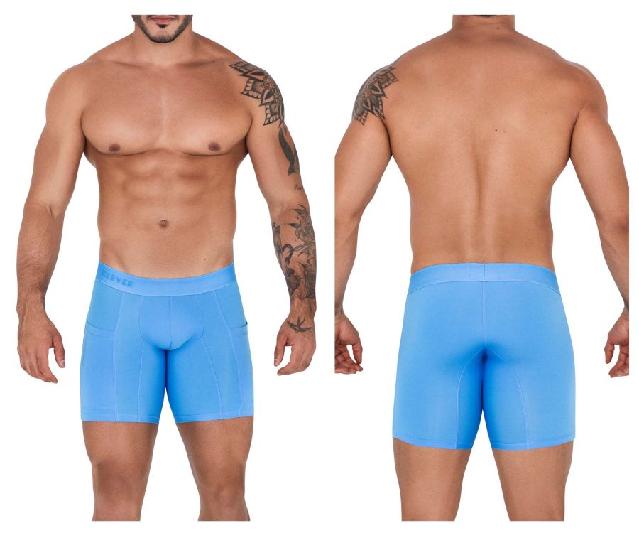 Clever 1528 Arctic Boxer Briefs Color Blue - DealByEthan.gay loves Clever