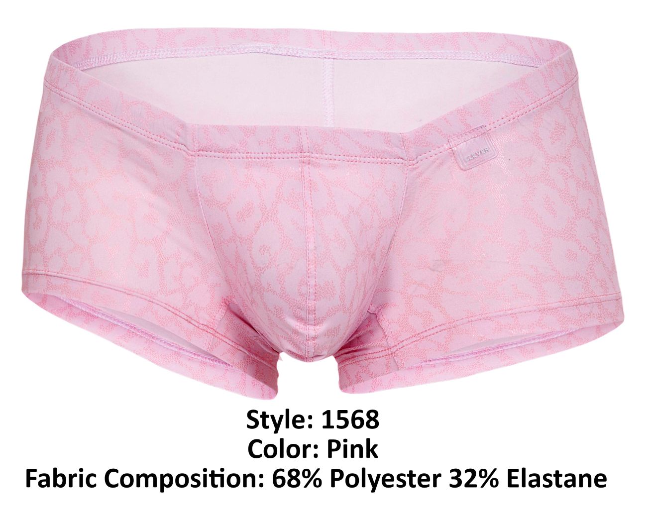 Clever 1568 Shine Trunks Color Pink - DealByEthan.gay loves Clever