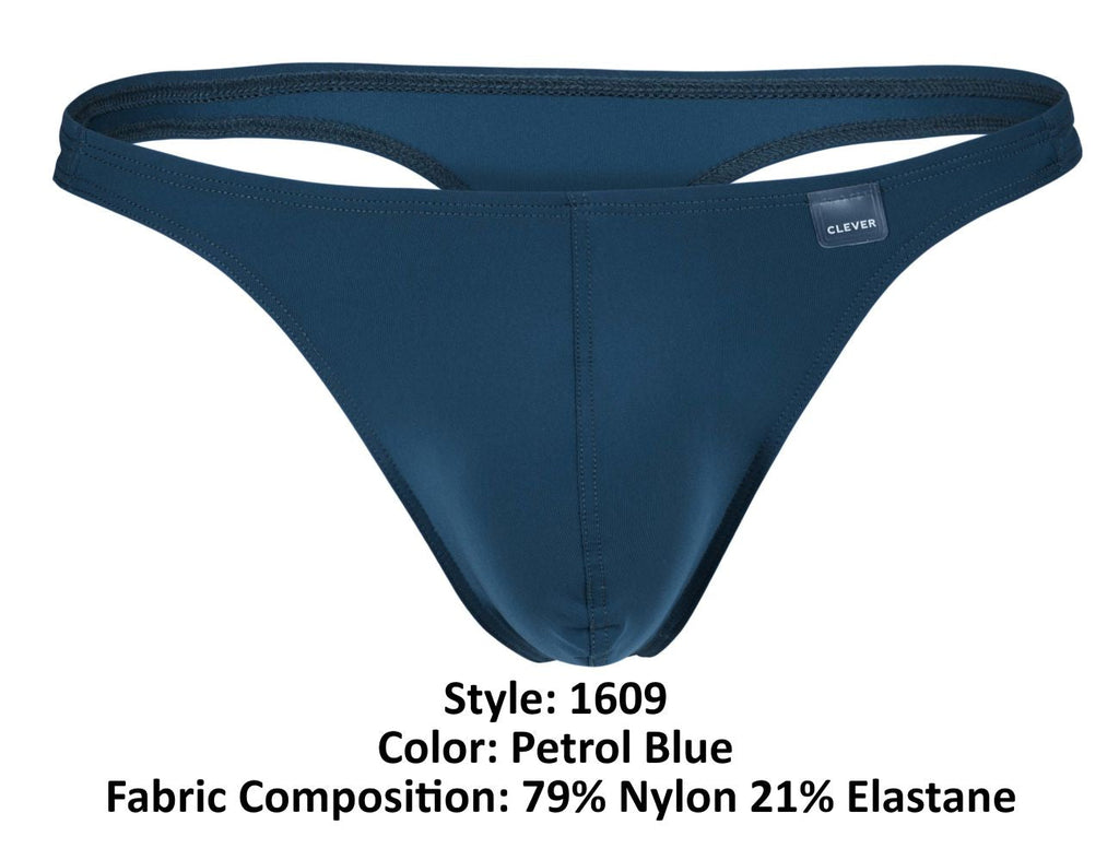 Clever 1609 Beatnik Thongs Color Petrol Blue - DealByEthan.gay loves Clever