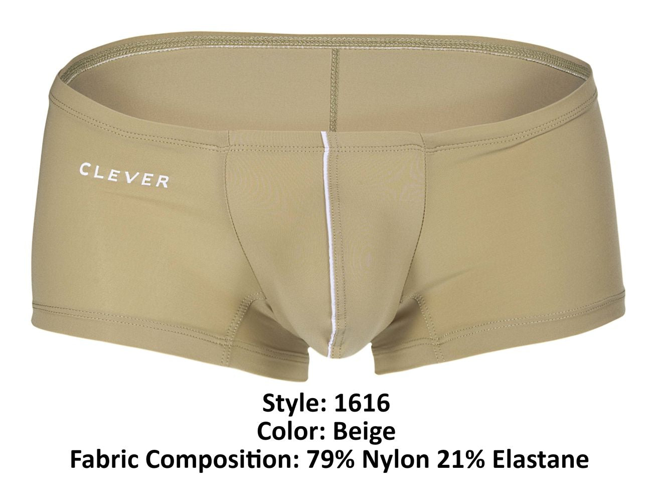 Clever 1616 Mente Trunks Color Beige - DealByEthan.gay loves Clever
