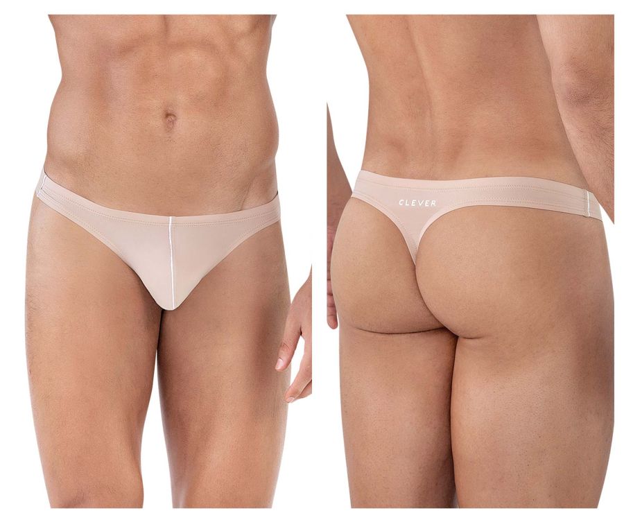 Clever 1620 Mente Thongs Color Beige - DealByEthan.gay loves Clever