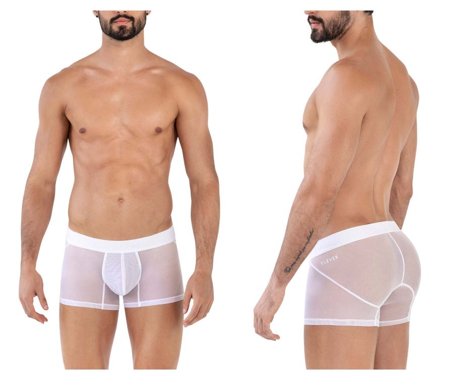 Clever 1625 Yin Yang Trunks Color White - DealByEthan.gay loves Clever