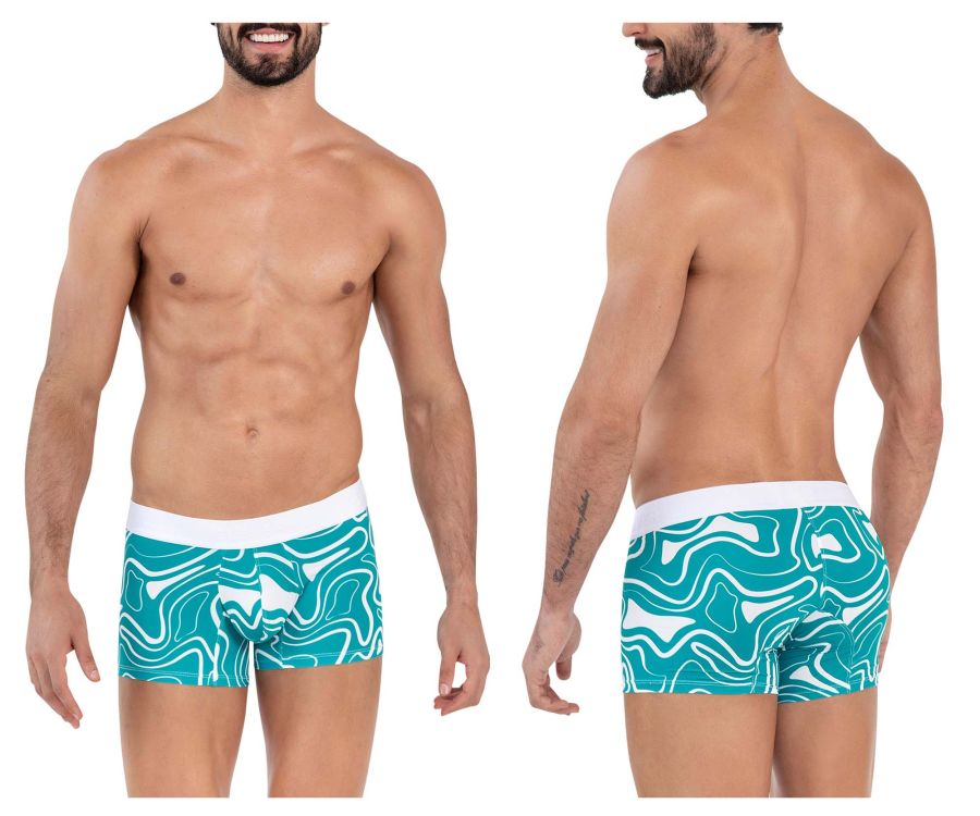 Clever 1637 Dynamic Trunks Color Green - DealByEthan.gay loves Clever