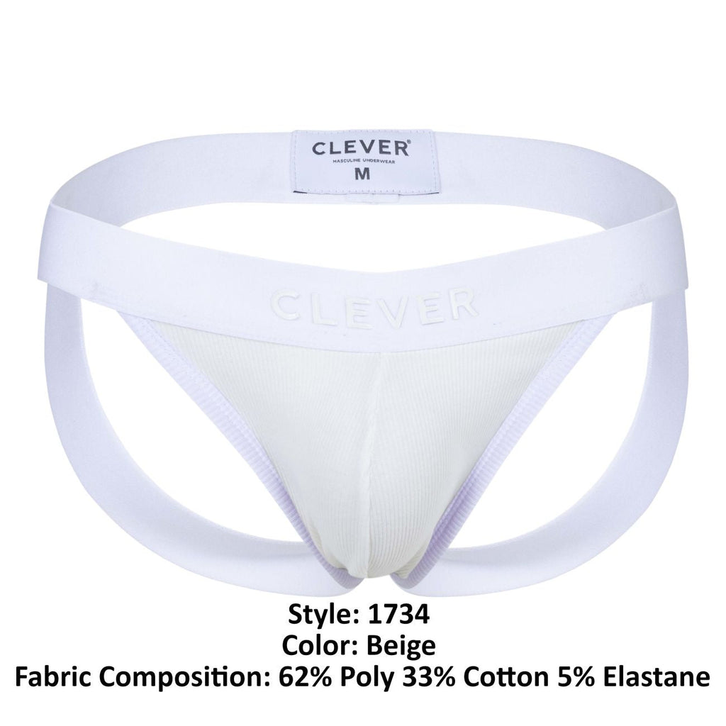 Clever 1734 Colors Jockstrap Color Beige - DealByEthan.gay loves Clever